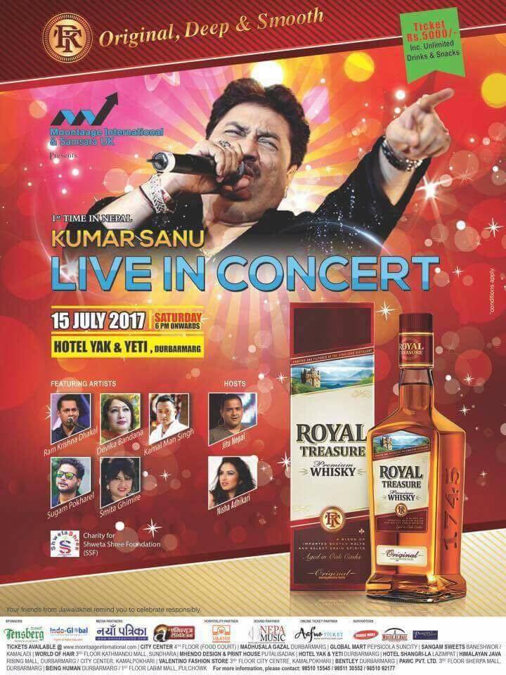 Kumar Sanu Live – 1st Time In Nepal